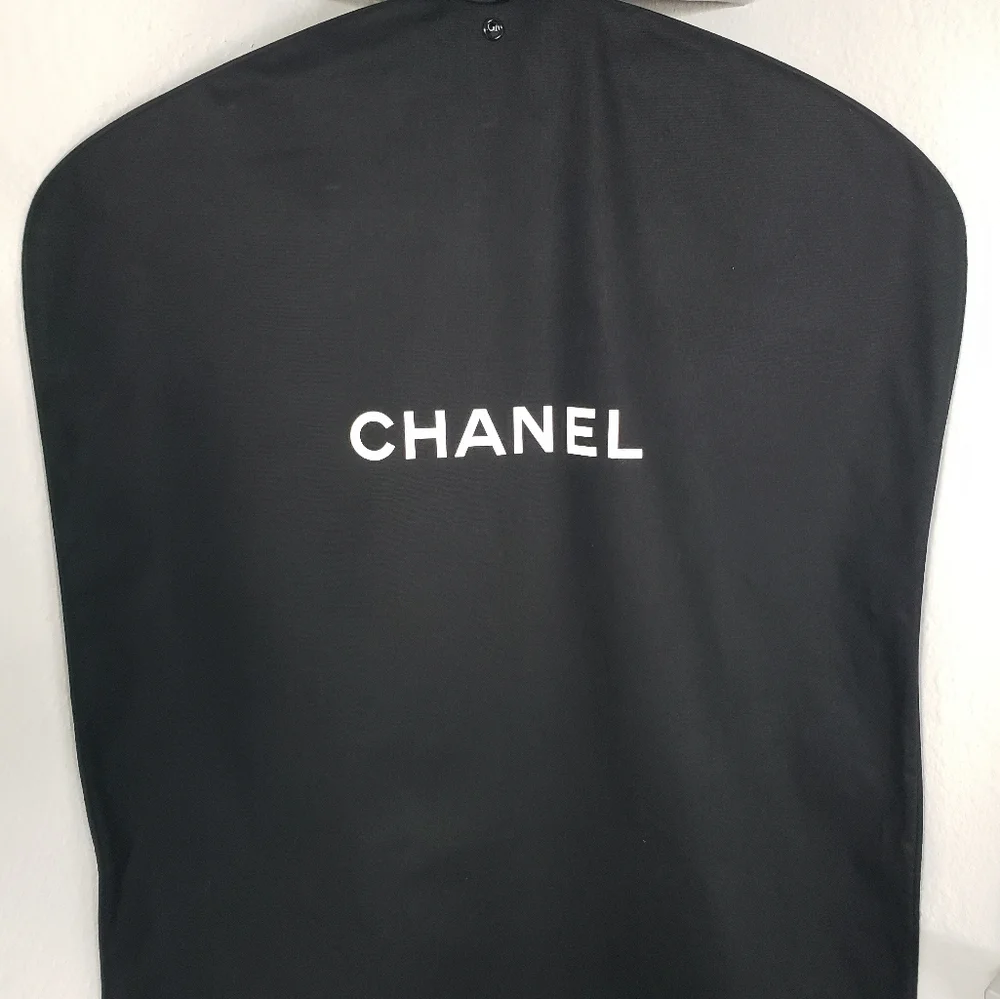 #3 Chanel Garment Black EXTRA Long 64 x 23 Formal Gown Tux Unisex Luggage Travel